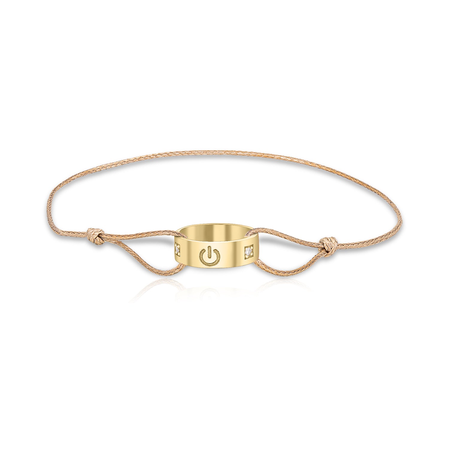 Power ON W - One - Cord Bracelet